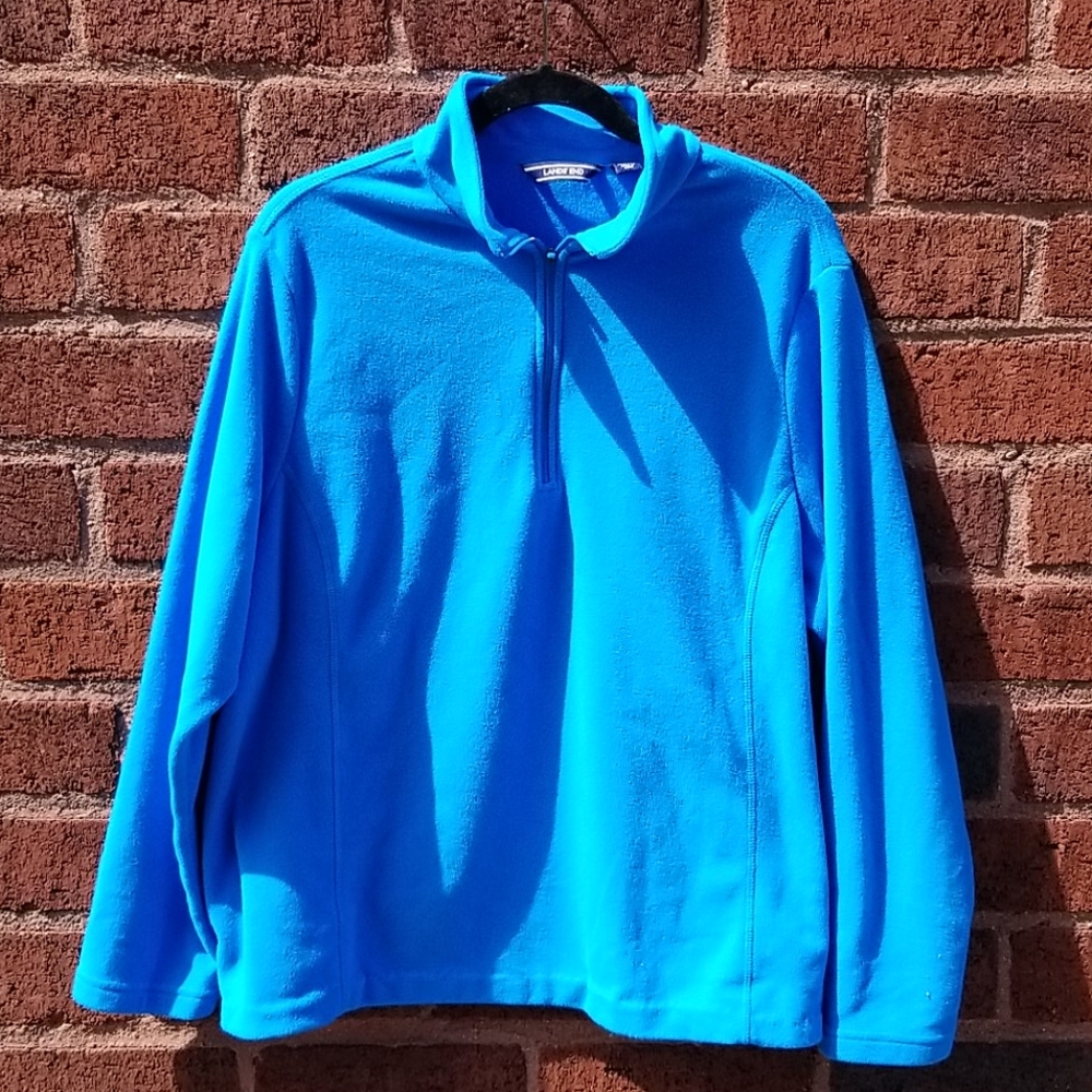 Lands' End Sz 1X Cozy Fleece EUC - Picture 1 of 3